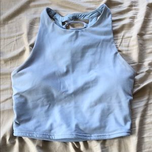 ALO Yoga Light Blue Tank Bra Top